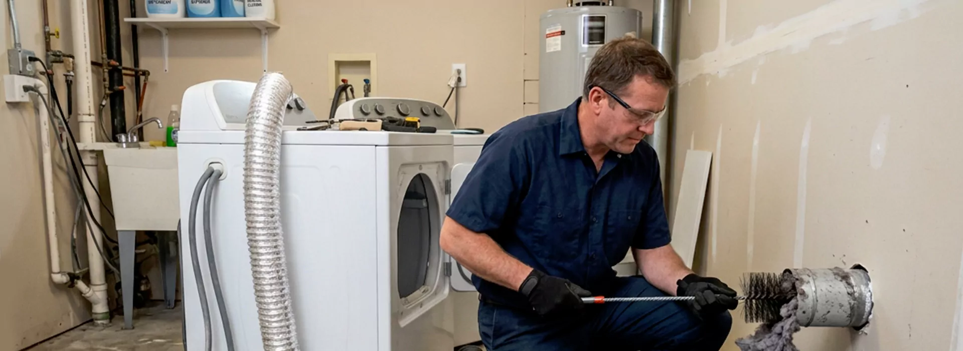 Clogged Dryer Vent Repair in Toms River, New Jersey