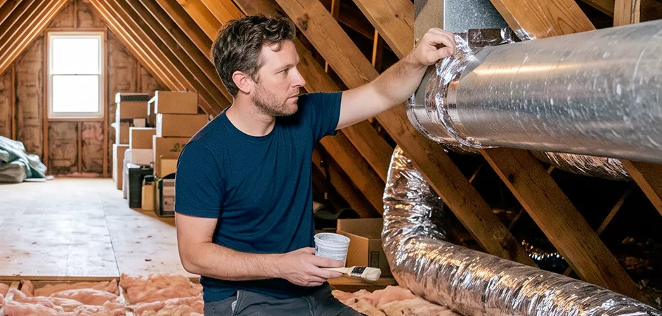 Duct Board Leak Repair in Toms River