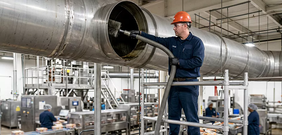 Food Processing Facility Duct Cleaning in Toms River