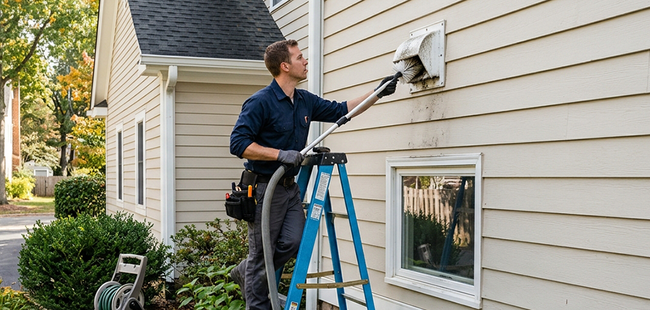 Exterior Vent Cap Cleaning in Toms River